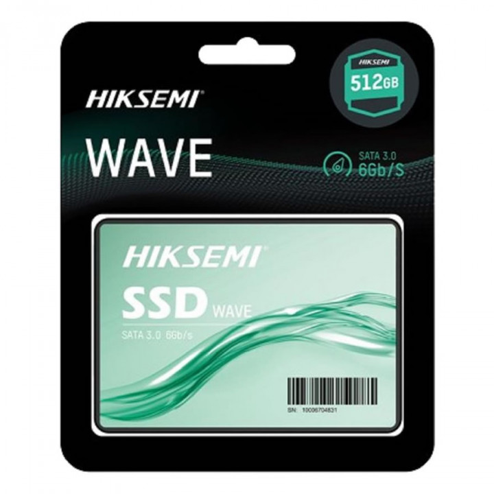 SSD Hiksemi Wave, 240GB, SATA III 6GB/S, 2.5", Leitura 530MB/s, Gravação 400MB/s, Preto - HS-SSD-WAVE(S) 240G