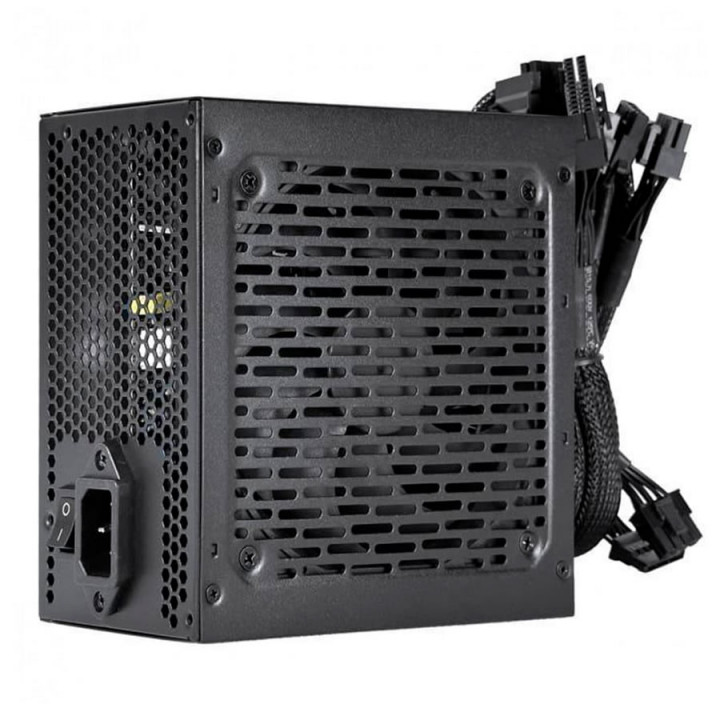 Fonte PCYes Schocker 600w, 80 Plus White, PFC Ativo, Fan 12cm, Preto - PF600SHW