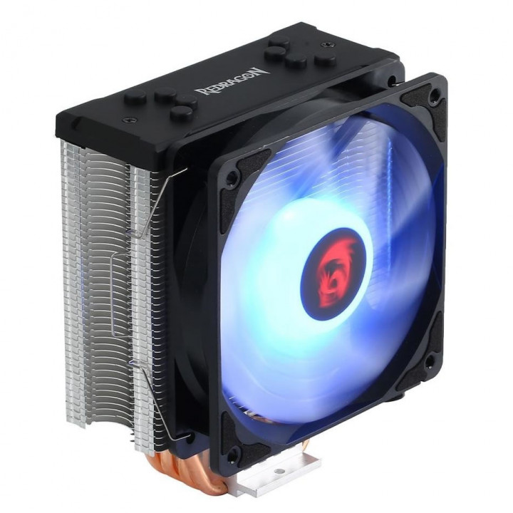 Aircooler Redragon SIF RGB, LED Rainbow, Intel e AMD, 120mm, Preto - CC-1052-RGB
