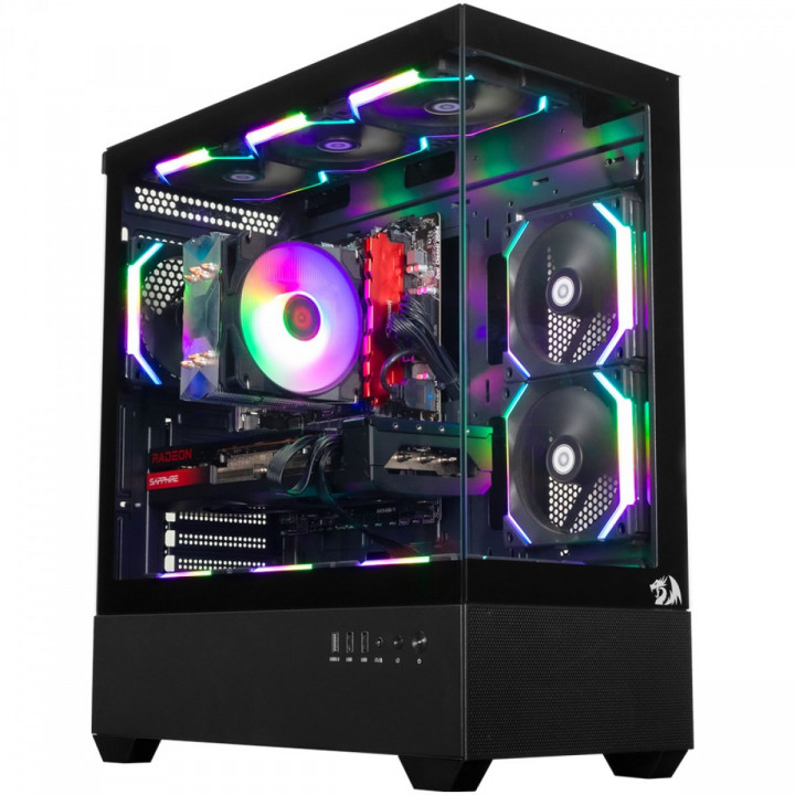 Computador Intel 12ª Geração Core i7-12700F 2.10GHz, Placa de Vídeo RTX 5060, 8GB, GDDR7, Memória 32GB DDR4, SSD 1TB, Fonte 750W Real