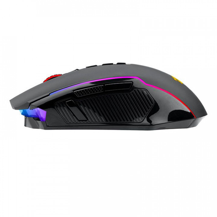 Mouse Gamer Redragon Nix Black, RGB, Wireless, Sem Fio, 10000DPI, 9 Botões, Preto - M914-RGB