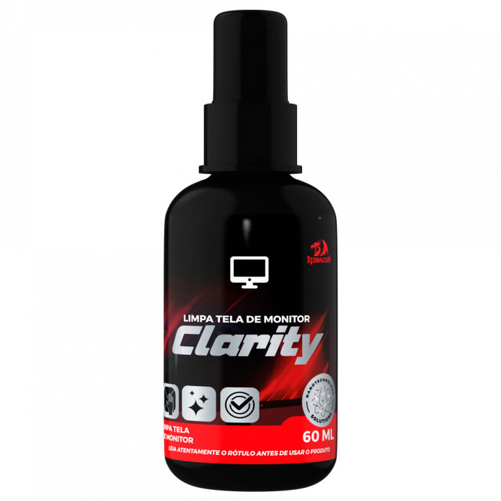 Limpa Tela Para Monitor Gamer Redragon Clarity, 60ml - CP3627