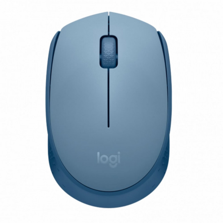 Mouse Sem Fio Logitech M170, USB, Azul - 910-006863