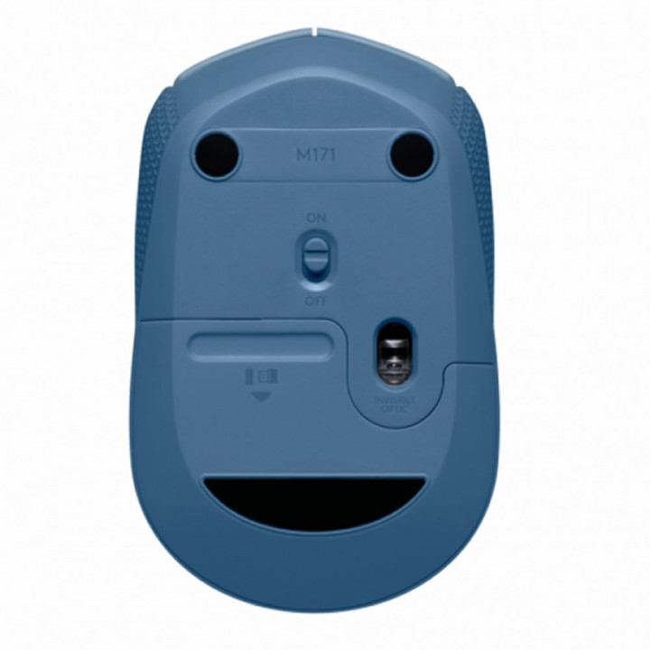 Mouse Sem Fio Logitech M170, USB, Azul - 910-006863