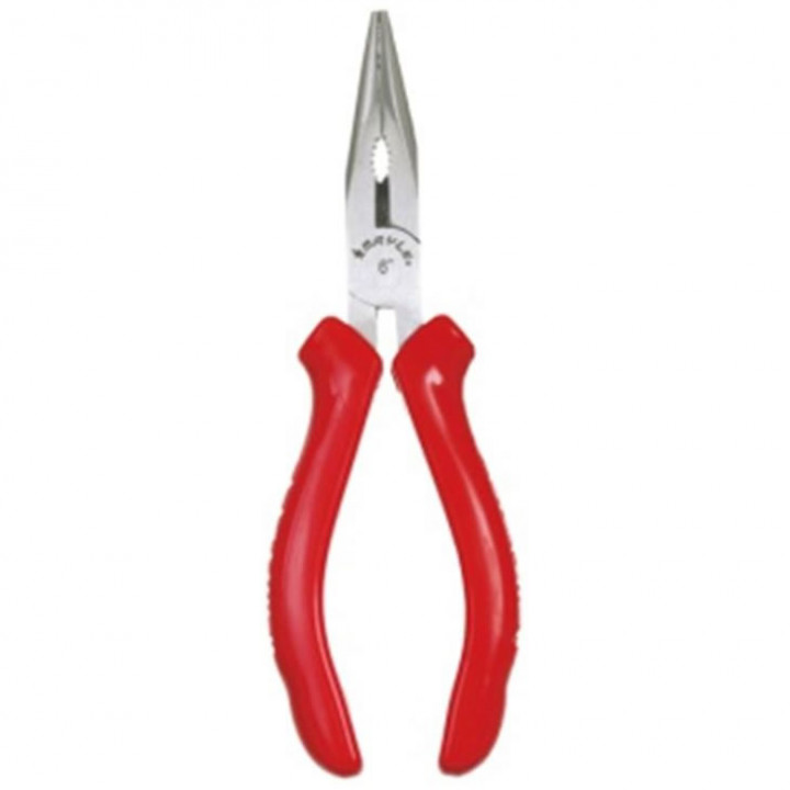 Alicate de Bico Meia Cana 6" Mayle, Isolado, Vermelho - 119141M