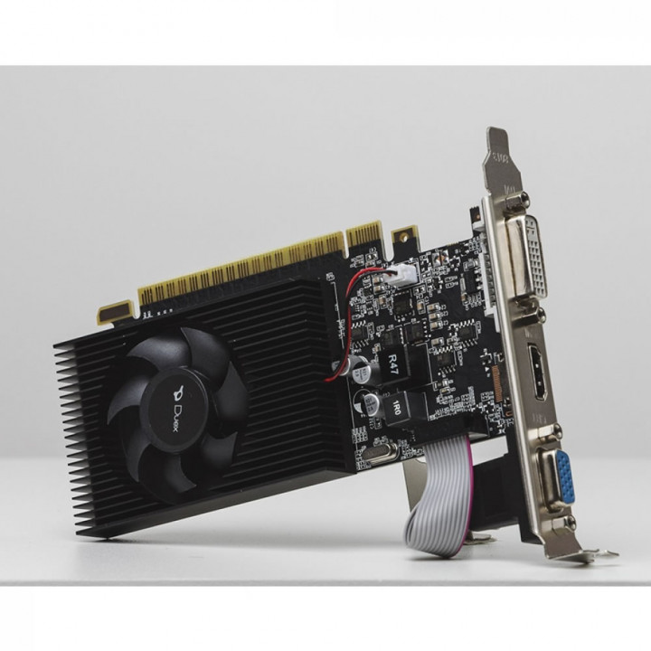 Placa de Vídeo VXpro GT 730LP, NVIDIA GeForce 2GB, DDR3, 128Bit, VGA DVI HDMI - GT730LP-2GD3-A
