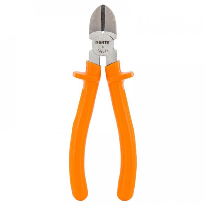 Alicate de Corte Diagonal 6" TroyaTools, Vermelho - TRY-8106