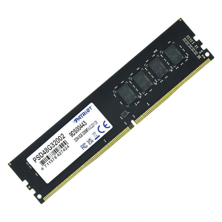 Memória Patriot, 8GB, 3200MHz, DDR4, 1.2V Signature, UDIMM- PSD48G32002