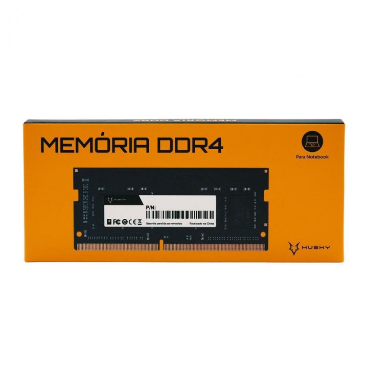 Memória Para Notebook Husky, 8GB, 3200MHz, DDR4, CL19, Preto - HRMN001083219PT