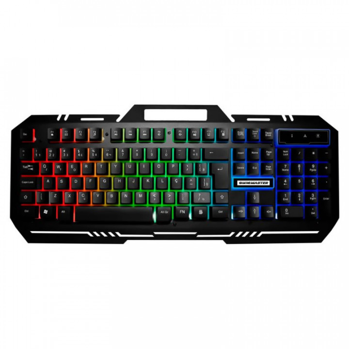 Teclado Semi Mecânico Gamer K-Mex Fusion Color KM-M712, LED 3 Cores, Preto - KMM7128U001CB0X
