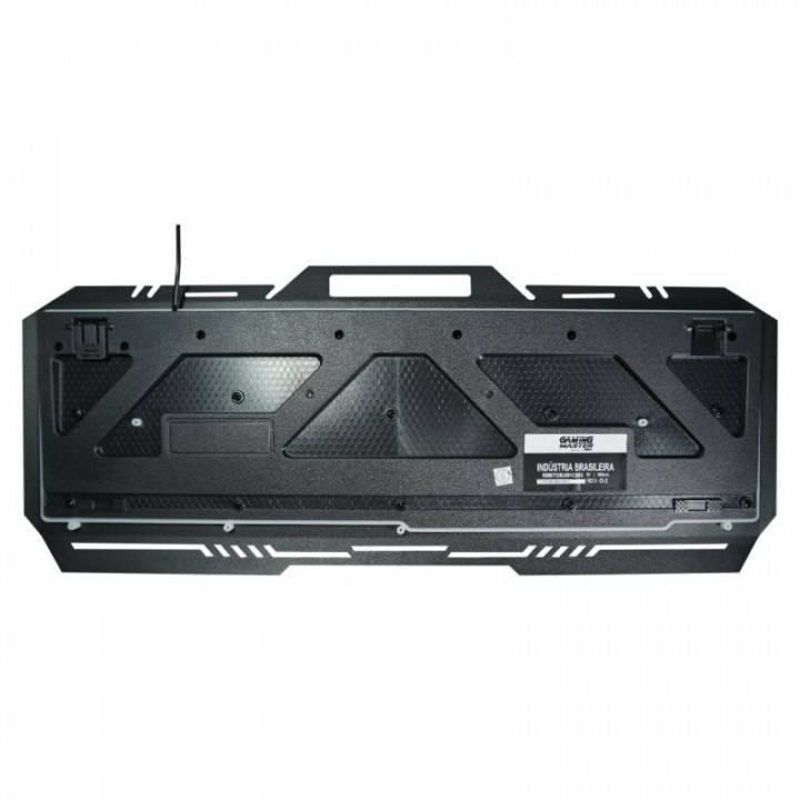 Teclado Semi Mecânico Gamer K-Mex Fusion Color KM-M712, LED 3 Cores, Preto - KMM7128U001CB0X