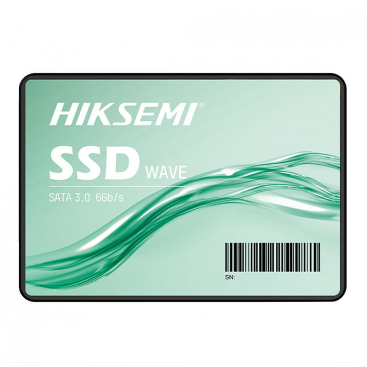SSD Hiksemi Wave, 480GB, SATA III 6GB/S, 2.5", Leitura 550MB/s, Gravação 470MB/s, Preto - HS-SSD-WAVE(S) 480G