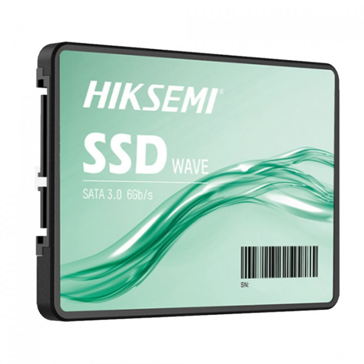 SSD Hiksemi Wave, 480GB, SATA III 6GB/S, 2.5", Leitura 550MB/s, Gravação 470MB/s, Preto - HS-SSD-WAVE(S) 480G