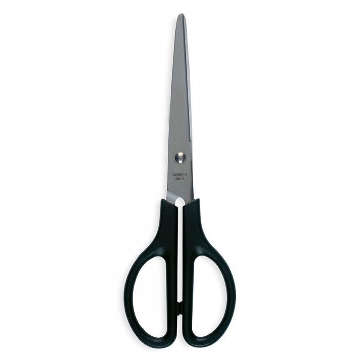 Tesoura Multiuso 17cm Bazze, UND, Aço Inox, Preto - B7201