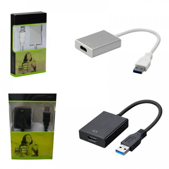 Cabo Conversor USB 3.0 Para HDMI Genérico - CB0378