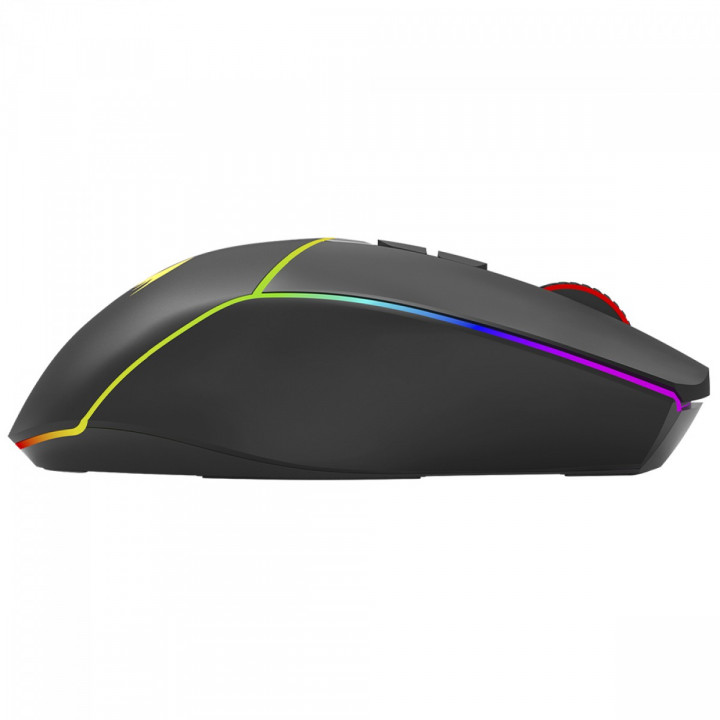 Mouse Gamer Redragon Axe Pro, RGB, Wireless, Bluetooth, 8000 DPI, 8 Botões, Sensor PAW3104, Preto - M814RGB-PRO