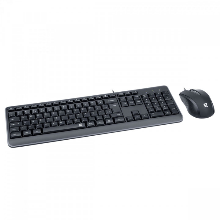 Combo Teclado e Mouse Redragon Office BS-7092, USB, 1200 DPI, 3 Botões, Preto - BS-7092