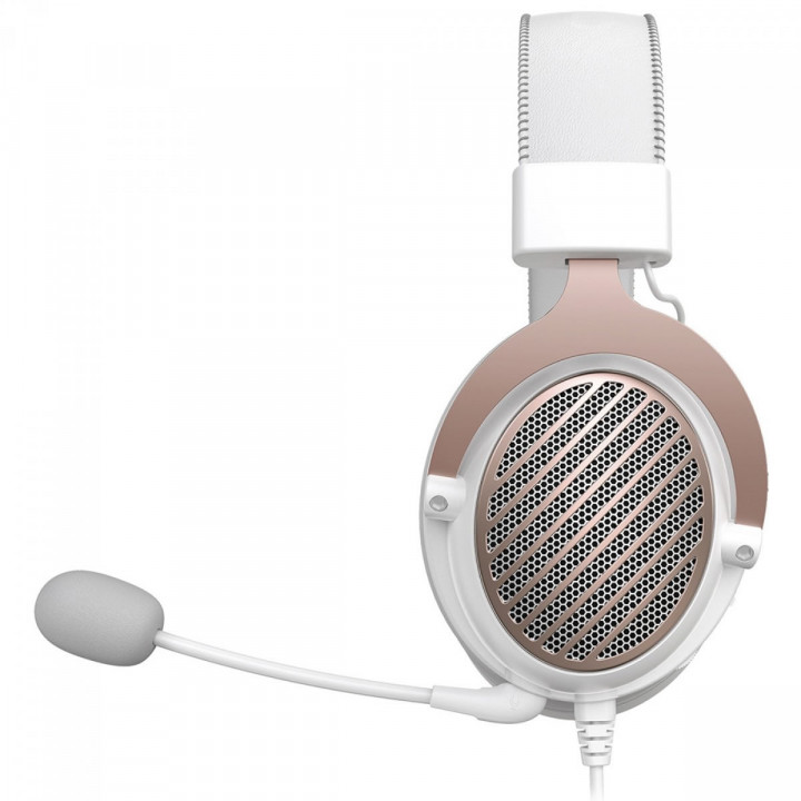 Headset Gamer Redragon Luna White, 3.5mm, USB, Drivers de 53mm, Open Back, Branco - H540W