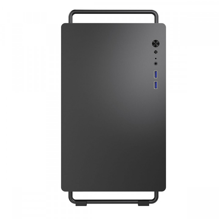 Gabinete Gamer Bluecase Tiny PRO, mATX, Lateral Vidro, USB 3.0, 5 Fans ARGB, Sem Fonte, Preto - BG-056B TINY PRO