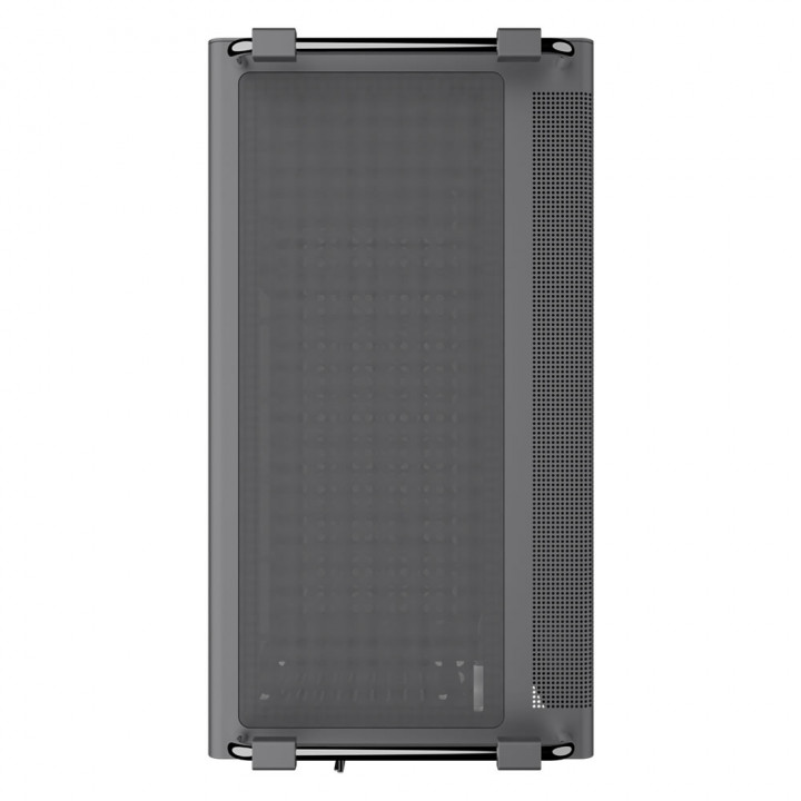 Gabinete Gamer Bluecase Tiny, mATX, Lateral Vidro, USB 3.0, Sem Fan, Sem Fonte, Cinza - BG-056G