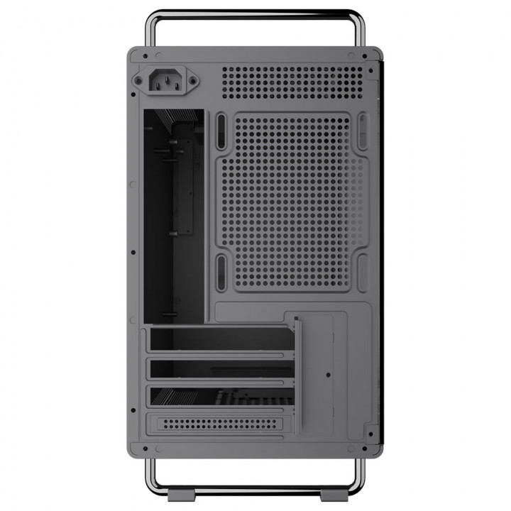 Gabinete Gamer Bluecase Tiny, mATX, Lateral Vidro, USB 3.0, Sem Fan, Sem Fonte, Cinza - BG-056G