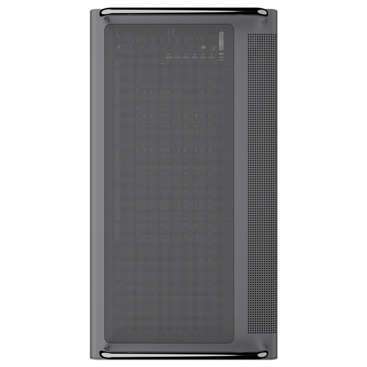Gabinete Gamer Bluecase Tiny, mATX, Lateral Vidro, USB 3.0, Sem Fan, Sem Fonte, Cinza - BG-056G