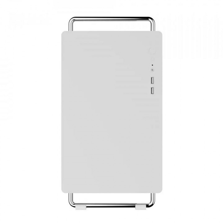 Gabinete Gamer Bluecase Tiny, mATX, Lateral Vidro, USB 3.0, Sem Fan, Sem Fonte, Branco - BG-056W