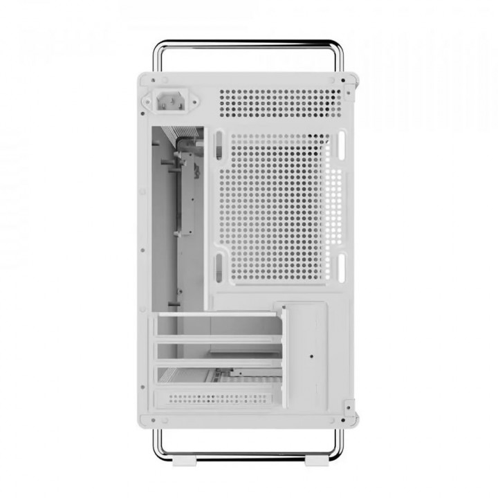 Gabinete Gamer Bluecase Tiny, mATX, Lateral Vidro, USB 3.0, Sem Fan, Sem Fonte, Branco - BG-056W