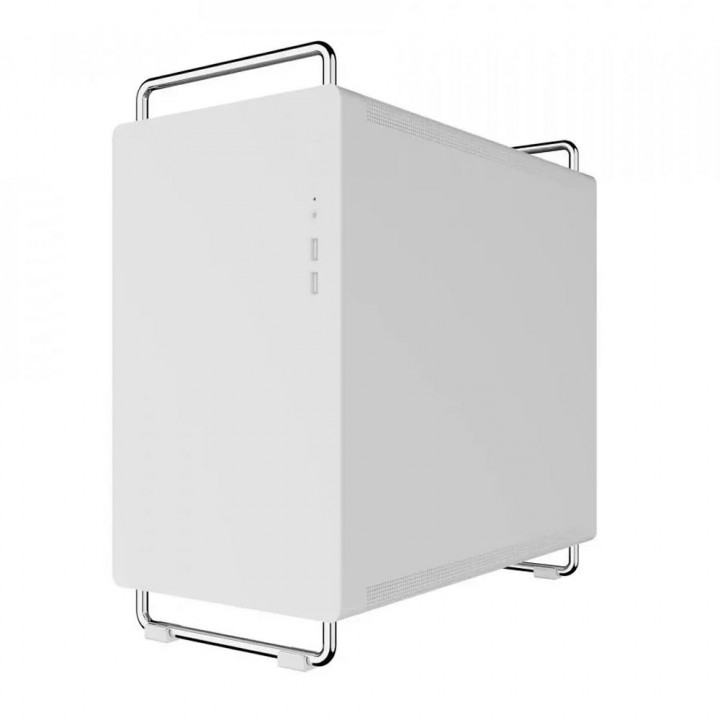 Gabinete Gamer Bluecase Tiny, mATX, Lateral Vidro, USB 3.0, Sem Fan, Sem Fonte, Branco - BG-056W