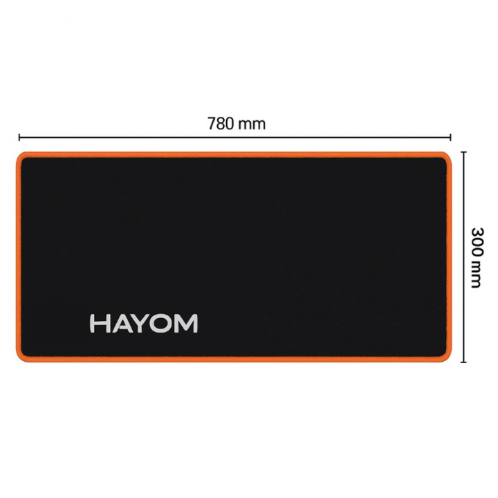 Mousepad Gamer Hayom, Grande (780x300mm), Preto - AI1021