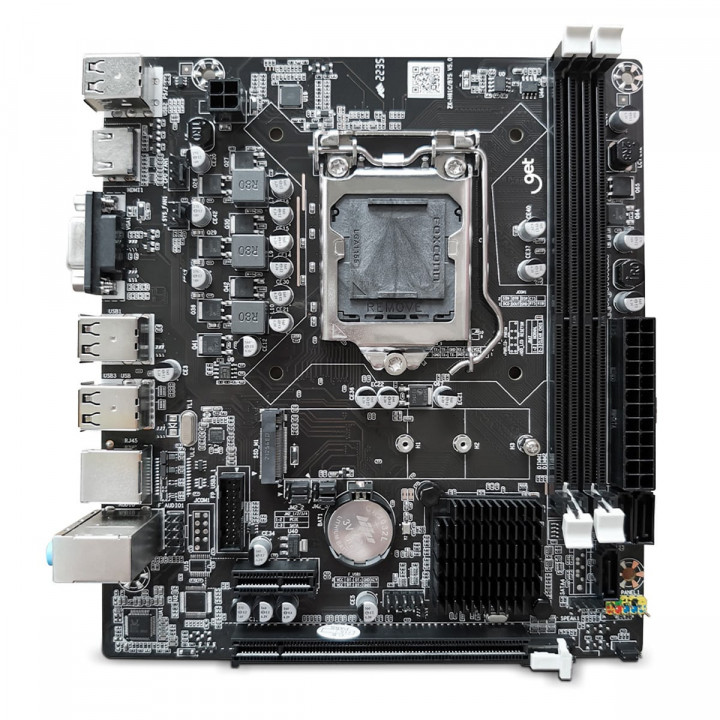 Placa Mãe Get H61 DDR3 M2, Intel LGA 1155, DDR3, M.2, USB 2.0, VGA HDMI