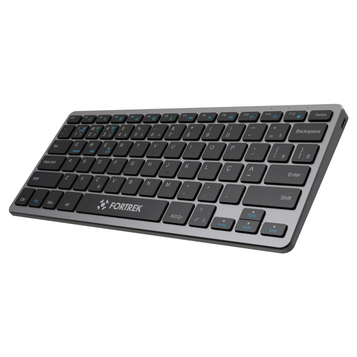 Teclado Office Fortrek KB11 Compact, Bluetooth, Preto - 84454