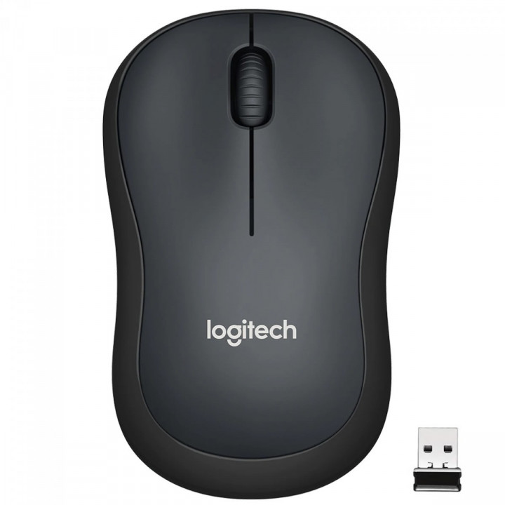 Mouse Logitech M220 SILENT, Sem Fio, USB, 1000DPI, Clique Silencioso, 3 Botões, Preto - 910-007482
