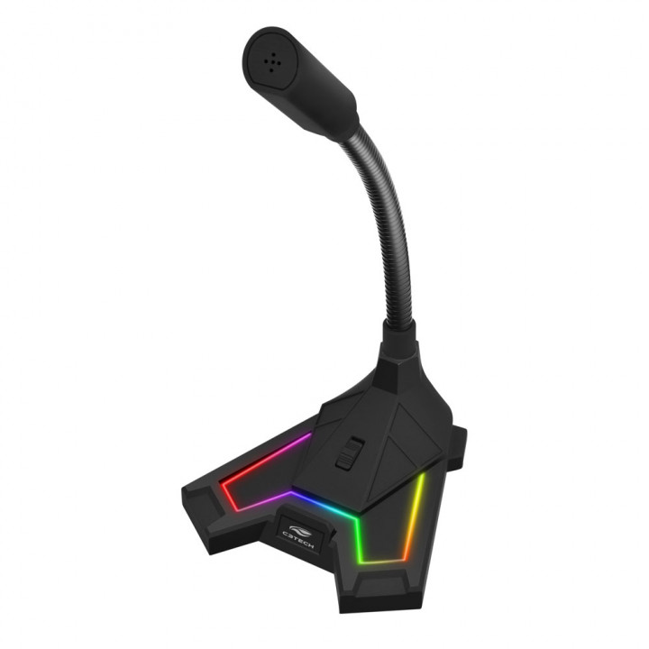 Microfone Gamer C3Tech Podcast, USB, Condensador, Preto - MI-G100BK