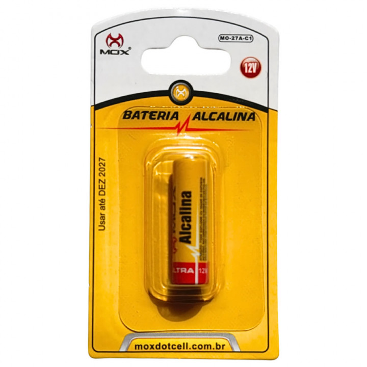 Bateria Alcalina 12V 27A Ultra UND Átomo - MO-27A
