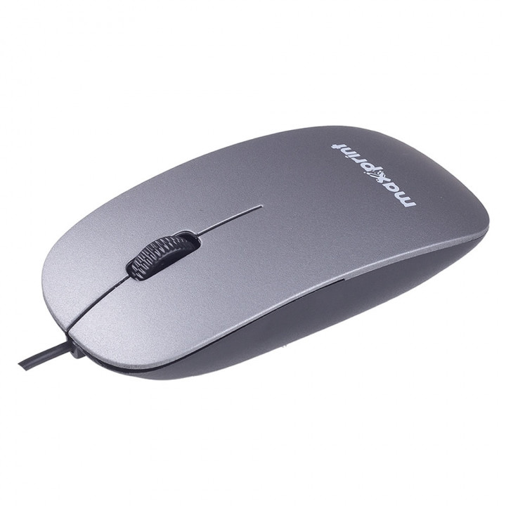 Mouse Maxprint Surface, 3 Botões, 1200DPI, USB, Cinza - 60000160