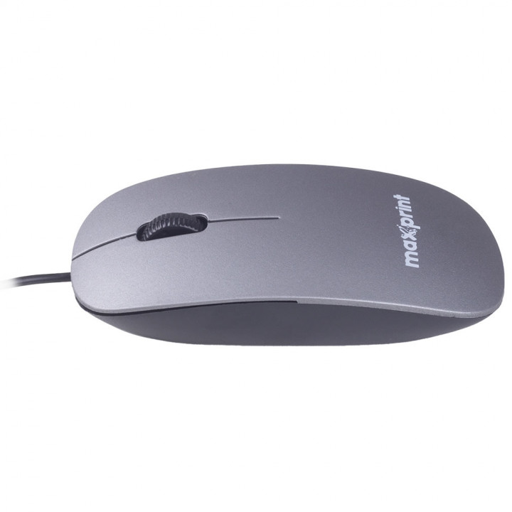 Mouse Maxprint Surface, 3 Botões, 1200DPI, USB, Cinza - 60000160