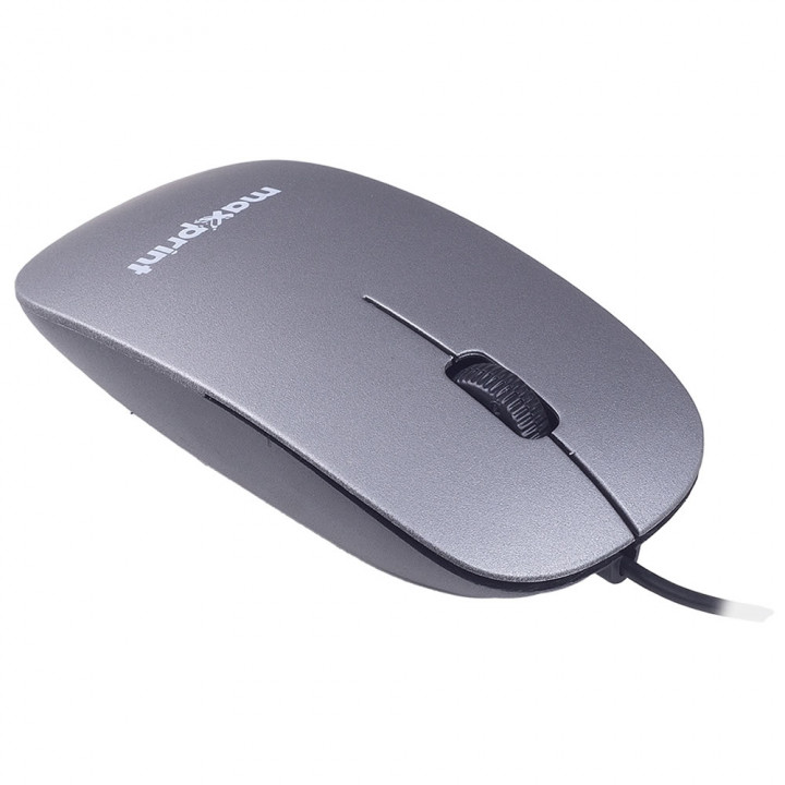 Mouse Maxprint Surface, 3 Botões, 1200DPI, USB, Cinza - 60000160