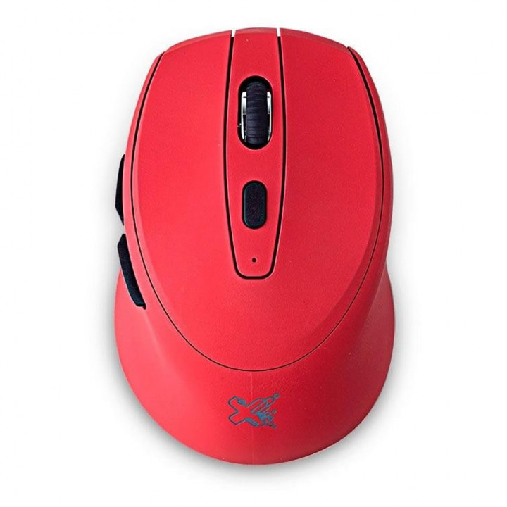 Mouse Sem Fio Maxprint Oriente, 6 Botões, 1600DPI, Vermelho - 60000109