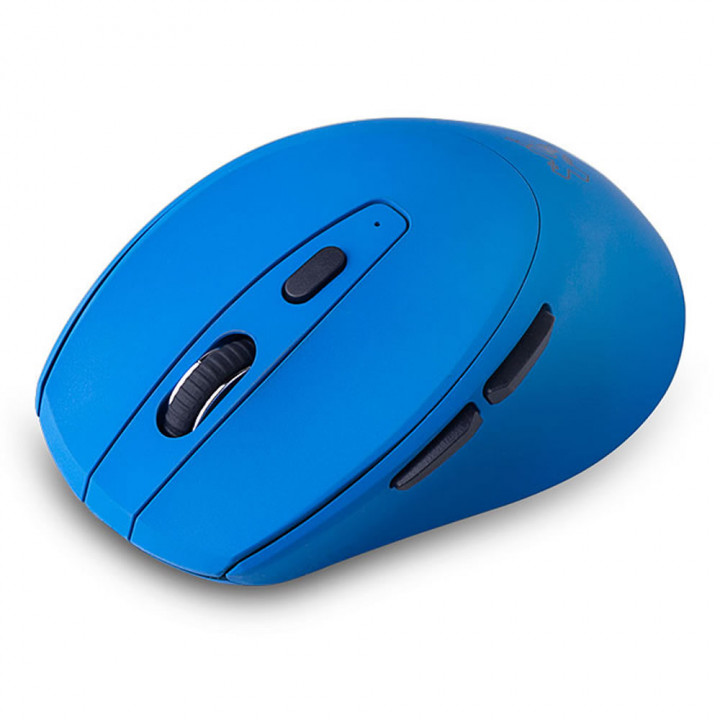 Mouse Sem Fio Maxprint Oriente, 6 Botões, 1600DPI, Azul - 60000110