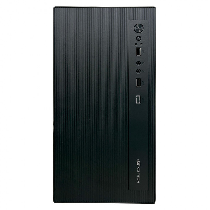 Gabinete C3Tech ATX, Com Fonte 200W, Preto - MT-36BK