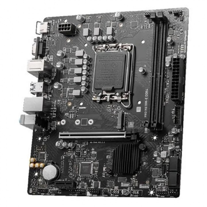 Placa Mãe MSI PRO H610M-E DDR4, Intel LGA 1700, H610, mATX, DDR4 - 911-7D48-062