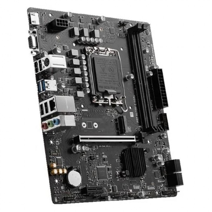 Placa Mãe MSI PRO H610M-E DDR4, Intel LGA 1700, H610, mATX, DDR4 - 911-7D48-062
