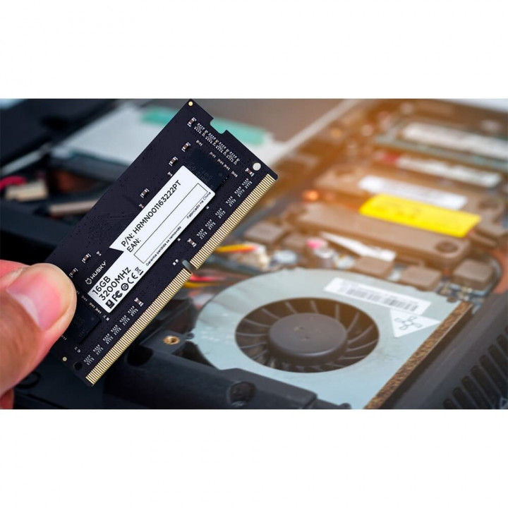 Memória Para Notebook Husky, 16GB, 3200MHz, DDR4, CL22, Preto - HRMN001163222PT