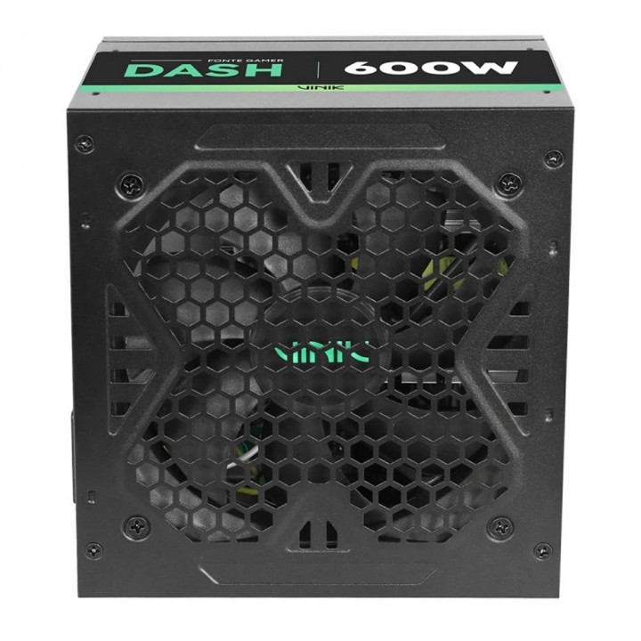Fonte Gamer Vinik Dash, 600W, Preto - VFG600WPV3