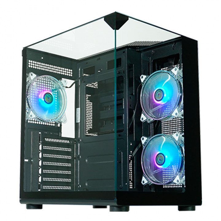 Computador Gamer, Intel 12ª Geração Core i5-12400F 2.5GHz (4.4GHz Turbo), Placa de Vídeo RX 550 2GB GDDR5, 128Bit, Memória 8GB DDR4, SSD 120GB, Fonte 550W Real