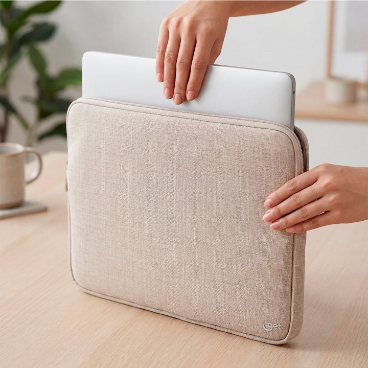 Case Para Notebook até 15.6" Get Linho, Branco - 73534