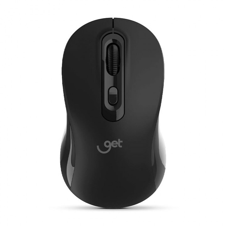 Kit Teclado e Mouse Sem Fio Get Compact 2, USB, ABNT2, Preto - 72432