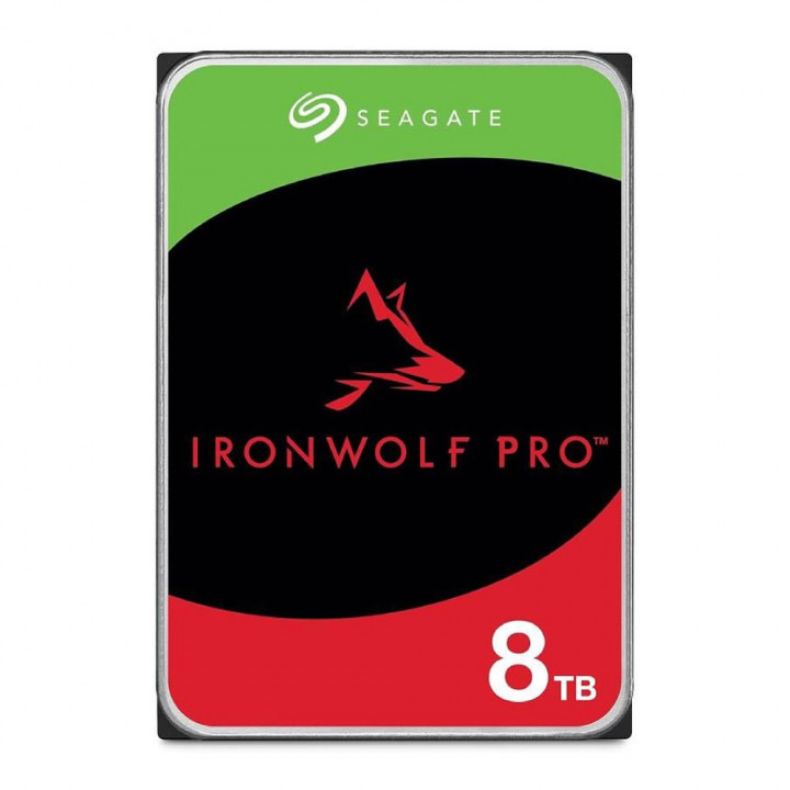 HD SEAGATE IRONWOLF PRO, 8TB, 3.5", SATA - ST8000NT001