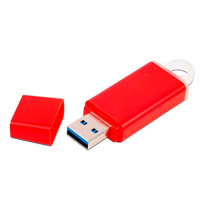 Pen Drive DataTraveler Exodia 64GB Kingston Com Conexão USB 3.2, Vermelho - KC-U2G64-7GR